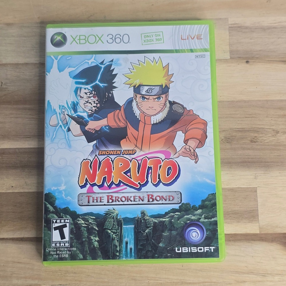 Ubisoft Naruto The Broken Bond Xbox 360 Game Standard Green Case Anime Fighting